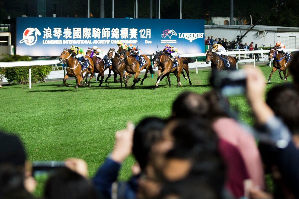 Light up the racetrack at the LONGINES International Jockeys